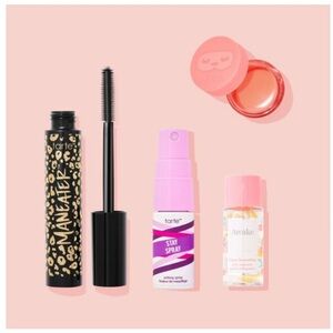 Best of Tarte and Awake Must Haves Mascara, Lip Mask, Cleanser, & Setting Spray